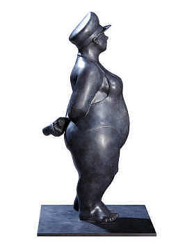 When my ship comes in | bronzen beeld van een kapitein van Ann Michielsen koopt u nu online! ✓Veilig betalen ✓Gratis verzending