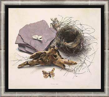 Overgebleven | stilleven schilderij in acrylverf van Chris Herenius koopt u nu online! ✓Hoogste kwaliteit ✓Veilig betalen ✓Gratis verzending