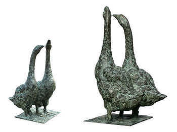 Afrikaanse gans | bronzen beeld van een vogel van Coba koster koopt u nu online! ✓Hoogste kwaliteit ✓Veilig betalen ✓Gratis verzending