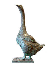 Gans I | bronzen beeld van een vogel van Coba koster koopt u nu online! ✓Hoogste kwaliteit & service ✓Veilig betalen ✓Gratis verzending