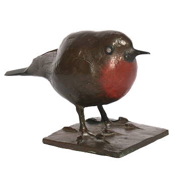 Roodborstje | bronzen beeld van een vogeltje van Coba koster koopt u nu online! ✓Hoogste kwaliteit & service ✓Veilig betalen ✓Gratis verzending