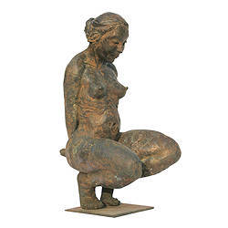 Ingetogen | model beeld in brons van Edward Vandaele koopt u nu online! ✓Hoogste kwaliteit & service ✓Veilig betalen ✓Gratis verzending