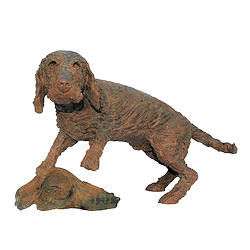 Ruwharige Teckel | dieren beeld in brons van Edward Vandaele koopt u nu online! ✓Hoogste kwaliteit & service ✓Veilig betalen ✓Gratis verzending