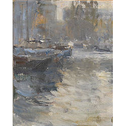 Noorderhaven I | stad schilderij van Flip Gaasendam koopt u nu online! ✓Hoogste kwaliteit ✓Veilig betalen ✓Gratis verzending