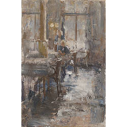 Hotel v/d Werff, Gelagkamer I | interieur schilderij van Flip Gaasendam koopt u nu online! ✓Hoogste kwaliteit ✓Veilig betalen ✓Gratis verzending