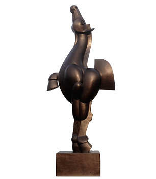 Prima donna | bronzen beeld van een dansend paard van Frans van Straaten koopt u nu online! ✓Veilig betalen ✓Gratis verzending