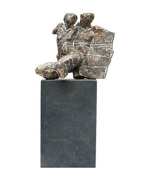 Koppel | bronzen beeld van een man en vrouw samen van Gerard Engels koopt u nu online! ✓Veilig betalen ✓Gratis verzending