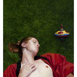 Sluimeren | schilderij van een vrouw in olieverf van Herman Tulp koopt u nu online! ✓Hoogste kwaliteit ✓Veilig betalen ✓Gratis verzending