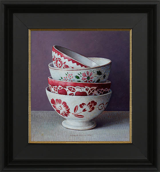 Franse kommen met rood motief