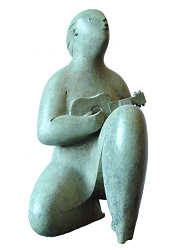 Sirene | bronzen beeld van een vrouw van Jan de Graaf koopt u nu online! ✓Hoogste kwaliteit & service ✓Veilig betalen ✓Gratis verzending