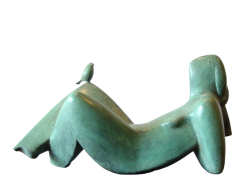 Free as a bird | bronzen beeld van een vrouw met vogel van Jan de Graaf koopt u nu online! ✓Veilig betalen ✓Gratis verzending