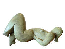 Celine | bronzen beeld van een liggende vrouw van Jan de Graaf koopt u nu online! ✓Hoogste kwaliteit ✓Veilig betalen ✓Gratis verzending