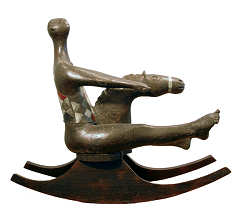 Hobbelpaard | bronzen beeld van een kind van Jan de Graaf koopt u nu online! ✓Hoogste kwaliteit & service ✓Veilig betalen ✓Gratis verzending