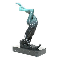 Awakening II | model-mensen beeld in brons van Jana Buttner koopt u nu online! ✓Hoogste kwaliteit & service ✓Veilig betalen ✓Gratis verzending