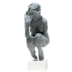 Trapped II | model-mensen beeld in brons van Jana Buttner koopt u nu online! ✓Hoogste kwaliteit & service ✓Veilig betalen ✓Gratis verzending