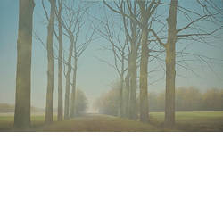 Laan | landschap schilderij in olieverf van Johan Abeling koopt u nu online! ✓Hoogste kwaliteit & service ✓Veilig betalen ✓Gratis verzending