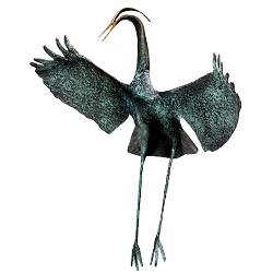 Dans van de kraanvogel | bronzen beeld van Leon Veerman koopt u nu online! ✓Hoogste kwaliteit & service ✓Veilig betalen ✓Gratis verzending