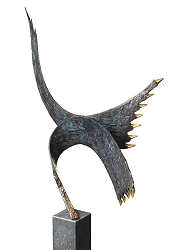 De trek begint | bronzen beeld van een vogel van Leon Veerman koopt u nu online! ✓Hoogste kwaliteit ✓Veilig betalen ✓Gratis verzending