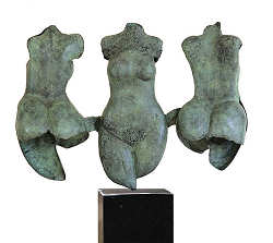 Three graces | bronzen beeld van vrouwen van Marion Visione koopt u nu online! ✓Hoogste kwaliteit ✓Veilig betalen ✓Gratis verzending