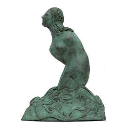 Aphrodite, zang van verleiding | bronzen beeld van een vrouw van Marion Visione koopt u nu online! ✓Veilig betalen ✓Gratis verzending
