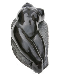 Het bruidsbed | bronzen beeld van een liggende vrouw van Marlies Heylmann koopt u nu online! ✓Veilig betalen ✓Gratis verzending