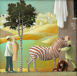 ZeeStreken 2 | architectuur schilderij van Michiel Schrijver koopt u nu online! ✓Hoogste kwaliteit & service ✓Veilig betalen ✓Gratis verzending