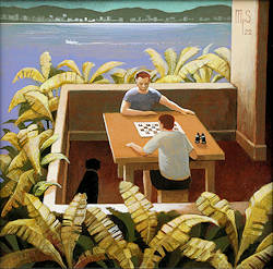 ZeeStreken 17 | architectuur schilderij van Michiel Schrijver koopt u nu online! ✓Hoogste kwaliteit & service ✓Veilig betalen ✓Gratis verzending