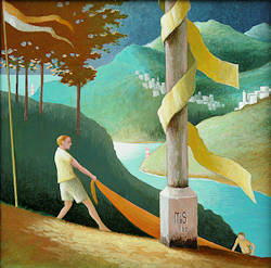 ZeeStreken 23 | architectuur schilderij van Michiel Schrijver koopt u nu online! ✓Hoogste kwaliteit & service ✓Veilig betalen ✓Gratis verzending