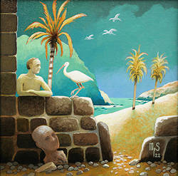 ZeeStreken 29 | architectuur schilderij van Michiel Schrijver koopt u nu online! ✓Hoogste kwaliteit & service ✓Veilig betalen ✓Gratis verzending