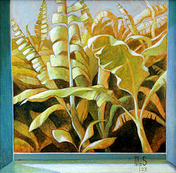 Zicht 2 | architectuur schilderij van Michiel Schrijver koopt u nu online! ✓Hoogste kwaliteit & service ✓Veilig betalen ✓Gratis verzending