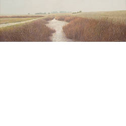 Boven Usquert | landschap schilderij van Peter Durieux koopt u nu online! ✓Hoogste kwaliteit & service ✓Veilig betalen ✓Gratis verzending