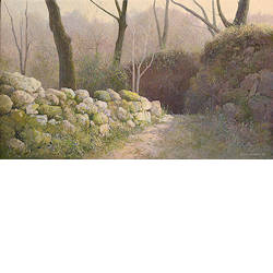 Een goed pad | landschap schilderij van Peter Durieux koopt u nu online! ✓Hoogste kwaliteit & service ✓Veilig betalen ✓Gratis verzending