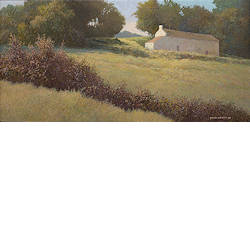 La Rue Chenot | landschap schilderij van Peter Durieux koopt u nu online! ✓Hoogste kwaliteit & service ✓Veilig betalen ✓Gratis verzending