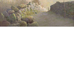 Stil pad 2 | landschap schilderij in acrylverf van Peter Durieux koopt u nu online! ✓Hoogste kwaliteit & service ✓Veilig betalen ✓Gratis verzending