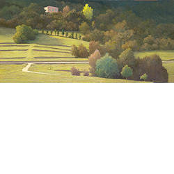 Veyrassac | landschap schilderij in acrylverf van Peter Durieux koopt u nu online! ✓Hoogste kwaliteit & service ✓Veilig betalen ✓Gratis verzending