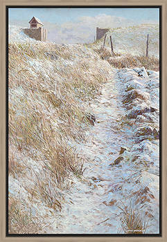 Januari | landschap schilderij van Peter Durieux koopt u nu online! ✓Hoogste kwaliteit & service ✓Veilig betalen ✓Gratis verzending