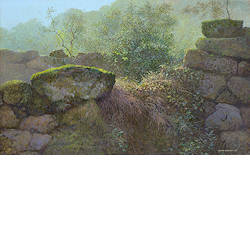 Naar Chambonnet | landschap schilderij van Peter Durieux koopt u nu online! ✓Hoogste kwaliteit & service ✓Veilig betalen ✓Gratis verzending