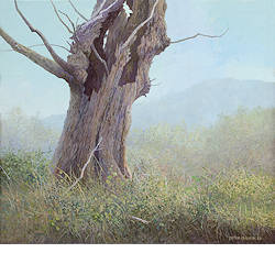 Oude kastanje | landschap schilderij van Peter Durieux koopt u nu online! ✓Hoogste kwaliteit & service ✓Veilig betalen ✓Gratis verzending