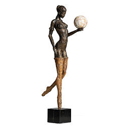 My World | model-mensen beeld in brons van Romee Kanis koopt u nu online! ✓Hoogste kwaliteit & service ✓Veilig betalen ✓Gratis verzending