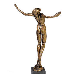 Living Daylight | model-mensen beeld in brons van Romee Kanis koopt u nu online! ✓Hoogste kwaliteit & service ✓Veilig betalen ✓Gratis verzending