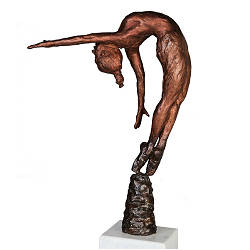 My Bow | model-mensen beeld in brons van Romee Kanis koopt u nu online! ✓Hoogste kwaliteit & service ✓Veilig betalen ✓Gratis verzending