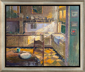 Maison des soeurs | interieur schilderij van Simeon  Nijenhuis koopt u nu online! ✓Hoogste kwaliteit & service ✓Veilig betalen ✓Gratis verzending