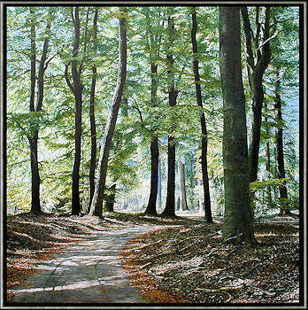 In de Stilte van het Moment | landschap schilderij in acrylverf van Wout Wachtmeester koopt u nu online! ✓Hoogste kwaliteit & service ✓Veilig betalen ✓Gratis verzending