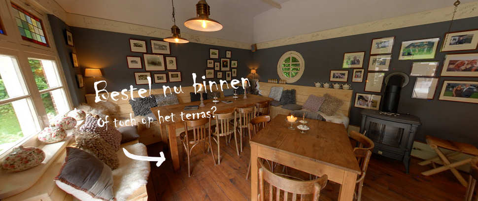 Virtueel binnenkijken in de theeschenkerij van galerie Wildevuur